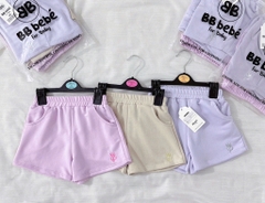 SET 3 QUẦN ĐÙI PASTEL TÍM BÉ GÁI SẴN