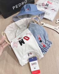 SET VÁY JEAN TÔM MÌ KID + MŨ BÉ GÁI(75k)