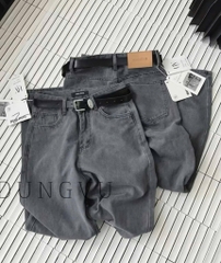 QUẦN JEAN NỮ SUÔNG TRƠN MÀU KHÓI SẴN (SALE 99k)