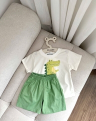 SET BỘ KHỦNG LONG XANH BƠ BÉ TRAI SẴN