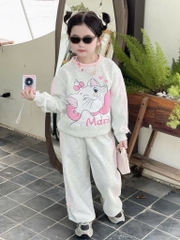 BỘ DÀI NỈ HAI DA MÈO MARIE HỒNG XÁM BÉ GÁI