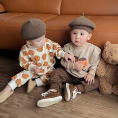 BỘ NỈ DÀI BST COVER BÉ TRAI 4 MÀU