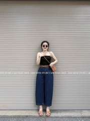 QUẦN JEAN NỮ BAGGY TRƠN SẴN