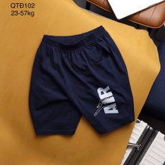QUẦN ĐÙI COTTON SIZE ĐẠI 4 MÀU BÉ TRAI