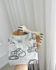 SET 3 BỘ OTO DÀI TAY BÉ TRAI