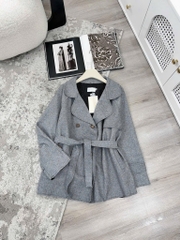ÁO KHOÁC DẠ DÁNG CHÙM MÔNG NỮ THU ĐÔNG