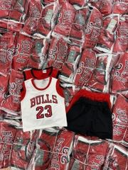 SET 2BỘ BÓNG RỔ BULL 23 CHO BÉ TRAI SẴN (XẢ 69k)