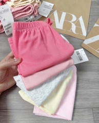 SET 5 QUẦN PASTEL TONE HỒNG BE GHI BÉ GÁI