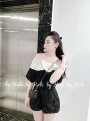 ÁO TƠ TRỄ VAI BÈO SẴN(xả 45k)