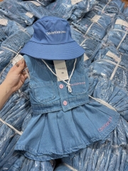 SÉT JEAN CALVIN KÈM MŨ BÉ GÁI (LOẠI ĐẮT) SẴN (XẢ 75k)