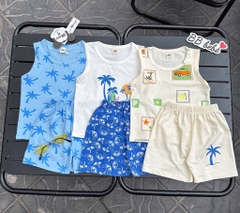 SET 3 BỘ BA LỖ CÂY DỪA BÉ TRAI XẢ 85k)