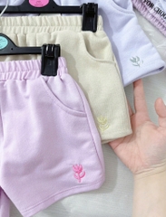 SET 3 QUẦN ĐÙI PASTEL TÍM BÉ GÁI SẴN