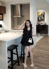 SET ÁO REN MIX CHÂN VÁY XẾP LY  Nữ