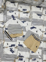 SET CỘC POLO THÊU NGỰA KÈM ĐAI BÉ TRAI SẴN (XẢ 69k)