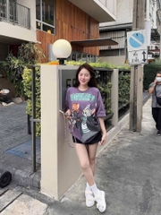 ÁO PHÔNG TÍM HOGWARTS NỮ SẴN(XẢ 69k)