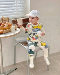 SET BỘ DÀI HOẠ TIẾT Ô TÔ MÁY XÚC BÉ TRAI