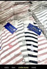 ÁO PHÔNG NỮ KẺ SỌC THÊU POLO 3M NEW(xả 48k)