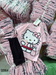 SET ÁO HELLO KITTY KÈM QUẦN BÉ GÁI (SALE 70k)