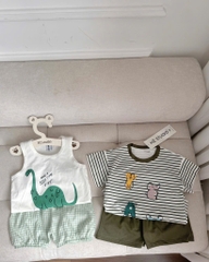 SET 2 BỘ CỘC KHỦNG LONG VÀ BA LỖ BÉ TRAI SẴN