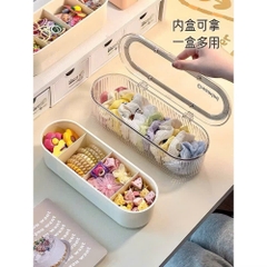 ĐỒ GIA DỤNG - HỘP ĐỰNG KẸP, CHUN TÓC