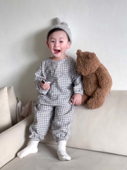 SET HAI BỘ NGỦ HOẠ TIẾT VỊT CHO BÉ