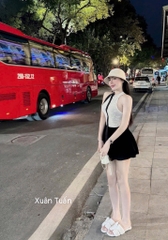 SET ÁO SÁT NÁCH NƠ CỔ CV XOÈ NỮ SẴN(XẢ 89k)