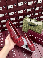 GIÀY DÉP - GIÀY GUCCI ĐỎ BÚP BÊ