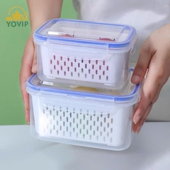ĐỒ GIA DỤNG - SET 2 HỘP NHỰA ĐỰNG TỦ MÁT