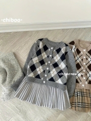 ÁO LEN CARDIGAN TRÁM QC NỮ THU ĐÔNG