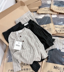 SET 2 BỘ TĂM ĐŨA LÔNG BÉ GÁI BÉ TRAI