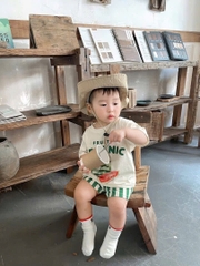 SET 2 BỘ HÈ SIÊU XINH DỪA DƯA HẤU BÉ TRAI