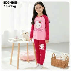 SET BỘ DÀI COTTON XUẤT DƯ KITTY BUNNY ELSA SIZE ĐẠI BÉ GÁI