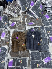 BỘ PIZAMA CỘC KẺ IN MICKEY NỮ SẴN (SALE 95k)