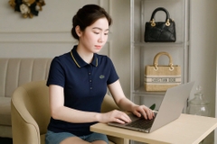 ÁO POLO THAN CÁ XẤU NỮ SẴN