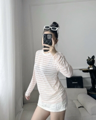 ÁO DÀI TAY THU ĐÔNG 3M THÊU NGỰC NỮ SẴN - SALE 59k