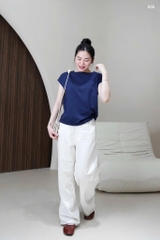 ÁO PHÔNG TAY HẾN XANH THAN NỮ