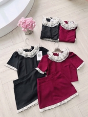 SET BÈO VIỂN PHỐI THỜI TRANG – XINH ĐEN ĐỎ NỮ SẴN (SALE 170k)