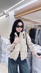 ÁO KHOÁC GIÓ CHỐNG NƯỚC CÓ MŨ NỮ THU ĐÔNG
