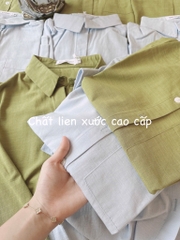 ÁO SƠ MI VẠT GẬP HAI MÀU NỮ