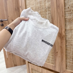 SET BỘ DÀI TÀN XÁM WHOSAVER NỮ THU ĐÔNG