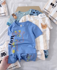 SET 3 BỘ THÚ RỪNG TONE BE XANH BÉ TRAI(XẢ 99k)