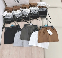COMBO 5 QUẦN ZIP TONE NÂU XÁM BÉ TRAI