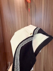 ÁO LEN CARDIGAN 2 MÀU CỔ THUỶ THỦ NỮ THU ĐÔNG SẴN