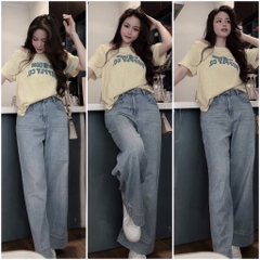 QUẦN JEANS NỮ SUÔNG GẤU TO TÚI VẠT SẴN