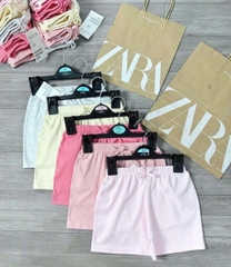 SET 5 QUẦN PASTEL TONE HỒNG BE GHI BÉ GÁI