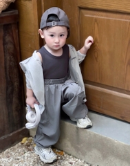 SET 3 QUẦN DÀI GIÓ TÚI HỘP ĐEN BE XÁM BÉ TRAI SẴN