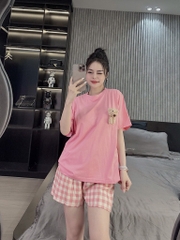 SET BỘ ĐỒ NGỦ NỮ VẢI COTTON SẴN(xả 85k)