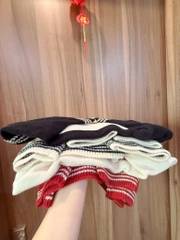 ÁO LEN CARDIGAN 2 MÀU CỔ THUỶ THỦ NỮ THU ĐÔNG SẴN