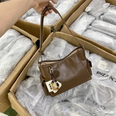 TÚI XÁCH - TÚI KẸP NÁCH DA NÂU VINTAGE CỔ ĐIỂN