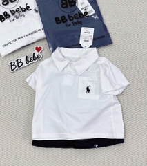 SET CỘC ÁO CỔ TRỤ QUẦN KAKI BÉ TRAI 2 MÀU